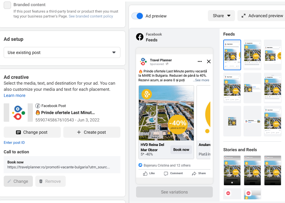 Invata Facebook Ads Use Your Post