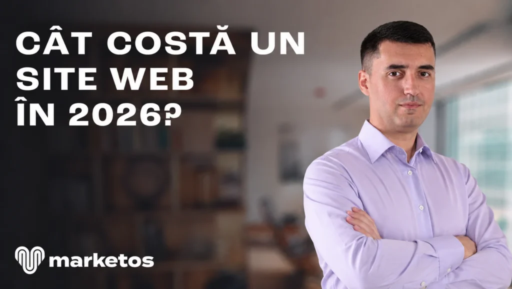 Marian Cristinescu pe coperta Marketos: Cât costă un site web în 2026?